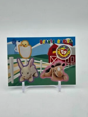 1999 TY Beanie Babies STICKER CARD "Series 3" Eggbert Nibbler Derby - Image 1 of 2