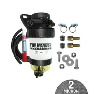 Universal Pre Filter 2 Micron Kit Fuel Manager 4WD Diesel Separator FM705DPK - Picture 1 of 2