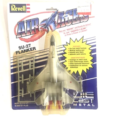 1990 Revell AIR ACES SU-27 FLANKER Fighter Plane die-cast BRAND NEW IN PACKAGE - Image 1 of 4
