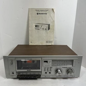 Sanyo RD-5009 Cassette Deck Vintage Japan Home Audio With Original Manual - Picture 1 of 9