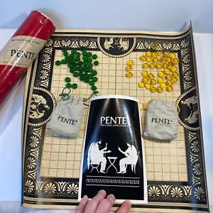 Vintage 1982 Pente Red Tube Classic Game of Skill Green Yellow Stones Complete - Bild 1 von 14
