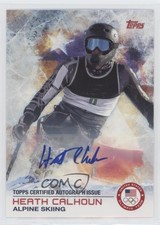 2014 Topps US Olympic & Paralympic Team and Hopefuls Heath Calhoun #13 Auto