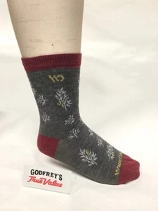 WIDE OPEN 9503 TAUPE WOMEN’S FOLIAGE LIGHTWEIGHT MICRO CREW SOCKS By Darn Tough - Picture 1 of 13