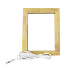 Acrylic Wooden LED Photo Picture Frames with Light