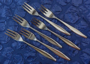 WMF 5500 Brüssel - 6 Kuchengabeln - 15,5 cm - Silber-90 - Bild 1 von 4