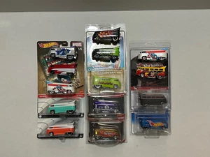 Hot Wheels VW Drag Bus Lot of 14 - Loose & Sealed - RLC - 100% - First Edition - Picture 1 of 19