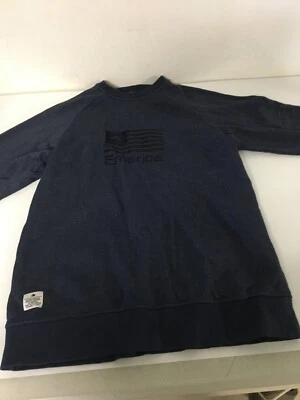 Emerica Men's Sweatshirt Fleece, Long Sleeve Round Neck Color Grey Size Medium - Image 1 of 4