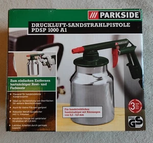 Parkside Druckluft-Sandstrahlpistole PDSP 1000 A1 Neu und ungeöffnet - Bild 1 von 2