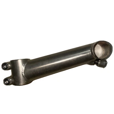 Bicycle bike stem 130 mm +/-15 degrees 1 1/8th” 25.4mm Silver, Includes Bolts - Image 1 of 4