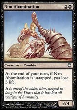 1x FOIL Nim Abomination Darksteel MtG Magic Black Uncommon 1 x1 Card Cards