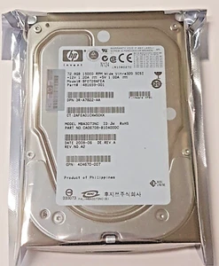 72.8 GB HP BF0728AFEA WideUltra320 SCSI 80pin 15K 8MB 3.5" intern Festplatte NEU - Picture 1 of 1