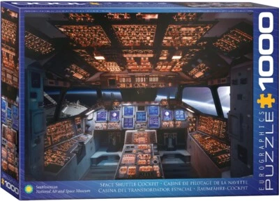 Space Shuttle Cockpit 1000 Piece Jigsaw Puzzle Eurographics New - Image 1 of 3