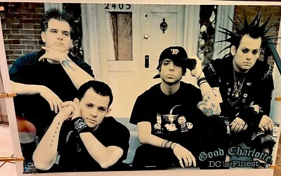 2002 GOOD CHARLOTTE DC's FINEST ORIGINAL POSTER FUNKY #6579 NEW 34x22 ORIG PACKA - Image 1 of 4