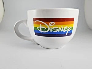 Disney 24 oz Coffee Mug Love is Love Pride Rainbow Collection Hands of Love Cup - Picture 1 of 6