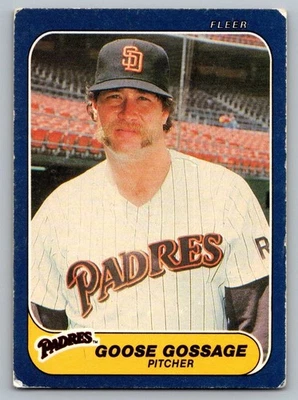 1986 Fleer - Rich Gossage #322 - Image 1 of 2