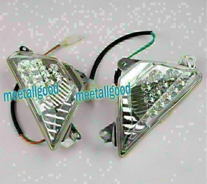Front Indicator Turn Signals Blinker Lens Fit Kawasaki 2013 - 17 Ninja 300 & 300 - Picture 1 of 3