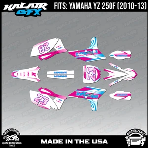 Graphics Kit for YAMAHA YZ250F (2010-2013) FH - Magenta - Picture 1 of 4