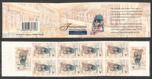 SINGAPORE 1997 LAND TRANSPORT RICKSHAW ORIGINAL PRINT BOOKLET OF 10 STAMPS MINT - Picture 1 of 8