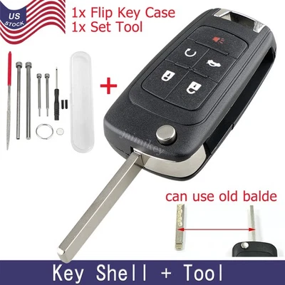 Para 2011 2012 2013 2014 2015 2016 Chevrolet Cruze Malibu Llavero Carcasa Estuche Herramienta Foto 1 de 4