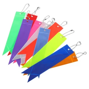  10 un. Llaveros reflectantes colgantes reflector de PVC para niños brillo nocturno - Imagen 1 de 12
