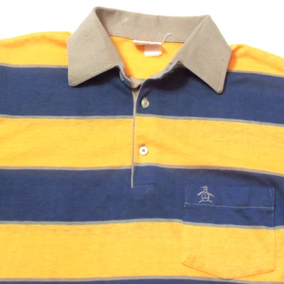 Vintage 80's Grand Slam Polo Shirt Munsingwear Paper Thin Penguin Preppy Medium - Image 1 of 4