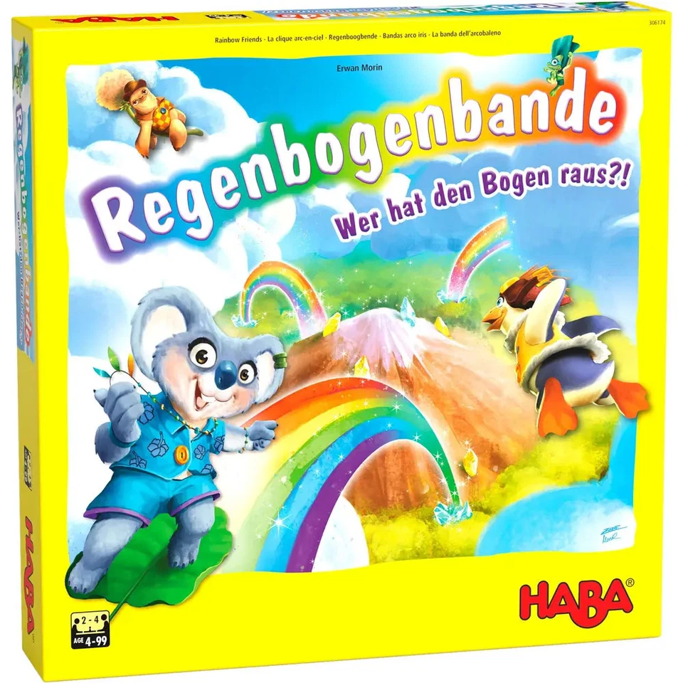 HABA 306174 Kinderspiel - Regenbogenbande