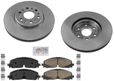 Front Coated Disc Brake Rotors & Ceramic Pads For Chevrolet Traverse 2020 - Image 1 of 4