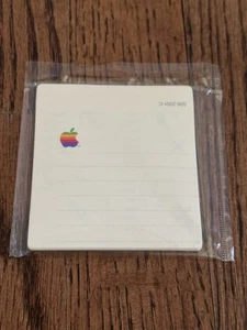 Vintage Apple Macintosh Disk Blank Labels Sealed Rainbow Logo Part# 026-2001-C - Picture 1 of 3