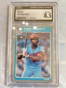 1985 Fleer - Kirby Puckett #286 (RC) CGC 8.5 - Picture 1 of 2
