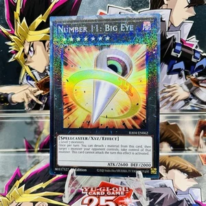 Yugioh Number 11: Big Eye RA04-EN062 PCR 1st Ed Near Mint - Picture 1 of 2