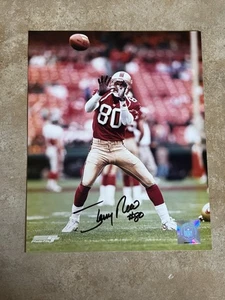 Autographed Jerry Rice San Francisco 49ers 8x10 Photo COA - Picture 1 of 3