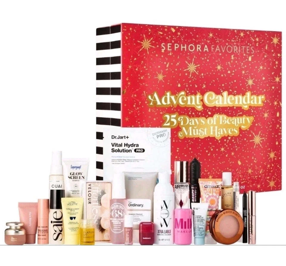 Sephora Favorites Advent Calendar 25 Days Of Beauty Holiday LIMITED Edition 2025 - Image 1 of 1
