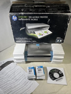 HP OfficeJet 100 Mobile Printer Bluetooth CN551A - Never Used - OPEN BOX - Image 1 of 4