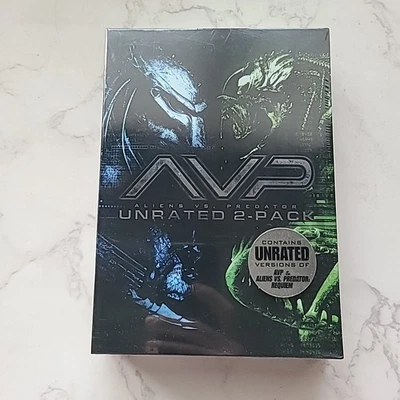 AVP 2004 & Aliens vs. Predator: Requiem 2007 Unrated Two-Pack NEW Sealed DVD  - Image 1 of 4