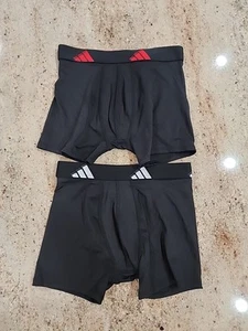 New Boy's ADIDAS Set Of 2 Aeroready Stretch Boxer Briefs size M(10-12) - Picture 1 of 2