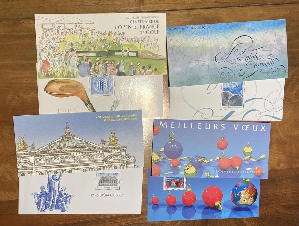 E10- LOT de 4 Blocs  souvenirs philatéliques - les blocs sont neuf ** - Photo 1/1