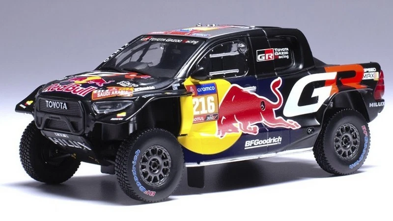 Toyota GR DKR Hilux Evo T1U Rally Dakar 2024 Quintero-Zenz 1:43 IXO RAM931SP-B - Immagine 1 di 1