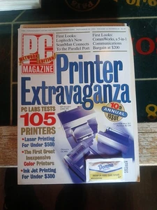 1993 NOVEMBER 23 PC MAGAZINE MAGAZINE - PRINTER ISSUE COVER - Picture 1 of 2