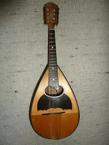 Frühe Embergher Mandoline, revidiert, neu besaitet, spielbereit top Saitenlage ! - Picture 1 of 16