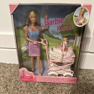 1999 Walking BARBIE AND BABY KRISSY - Picture 1 of 2
