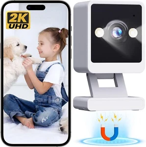 2K HD Video Baby Monitor with Camera & Audio WiFi Night Vision Motion Detection - Picture 1 of 9