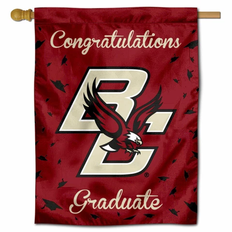 Boston College Graduation Gift Decorative Flag Cover