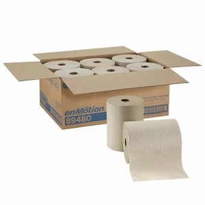 GEORGIA-PACIFIC enMotion Papiertuch Rolle 10 Zoll x 800 Fuß braun, 89480, 6er-Pack - Bild 1 von 1