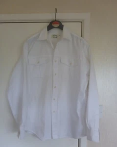 White Heavyweight cotton shirt XL Casual Club - Picture 1 of 1