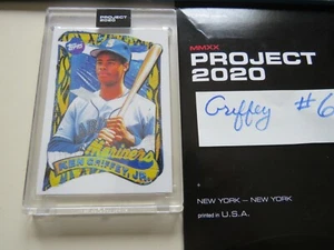 Topps PROJECT 2020 #25 - 1989 Ken Griffey Jr.by Tyson Beck - Print Run: 3707 - Picture 1 of 2