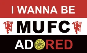 Manchester United Flagge (6 x 4 Fuß) Stein Rosen Mann Utd Flagge MUFC Man Utd Stone Rosen - Bild 1 von 2