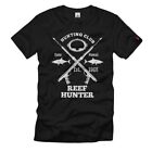 Reef Hunter Riff Jäger tauchen florida Südstachelrochen Hobby T-Shirt#35015