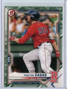 2021 Bowman Prospects Camo #BP84 Triston Casas - Picture 1 of 1