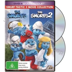 The Smurfs | 2-Movie Collection (DVD, 2-Disc) PAL Region 2 4 5 (Neil Patrick Har - Picture 1 of 7