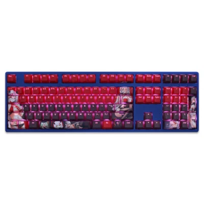 Game Azur Lane KMS Ägir Transparent Keycap PBT for Cherry MX Mechanical Keyboard - Image 1 of 4